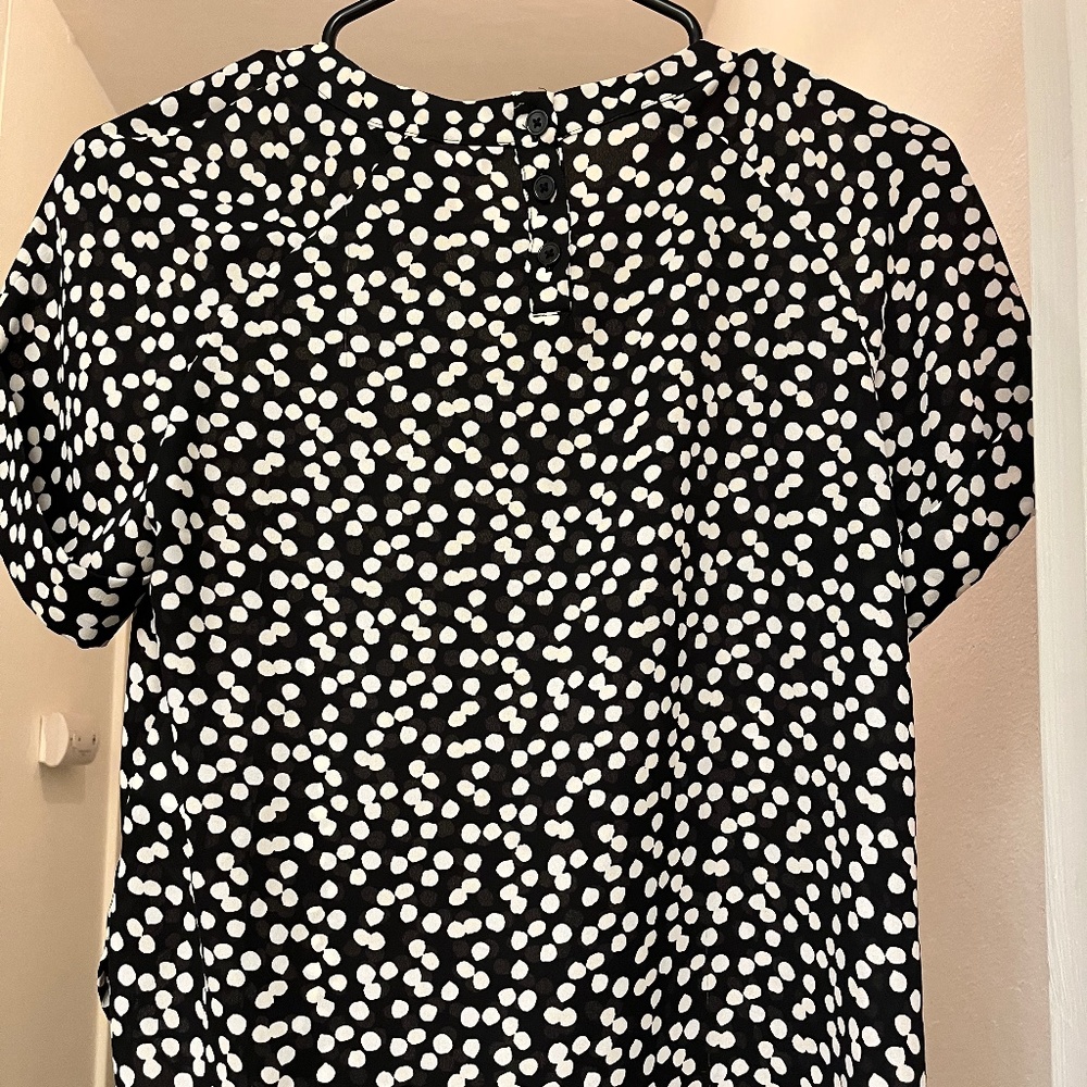 Banana republic Polka dot blouse (excellent condition)